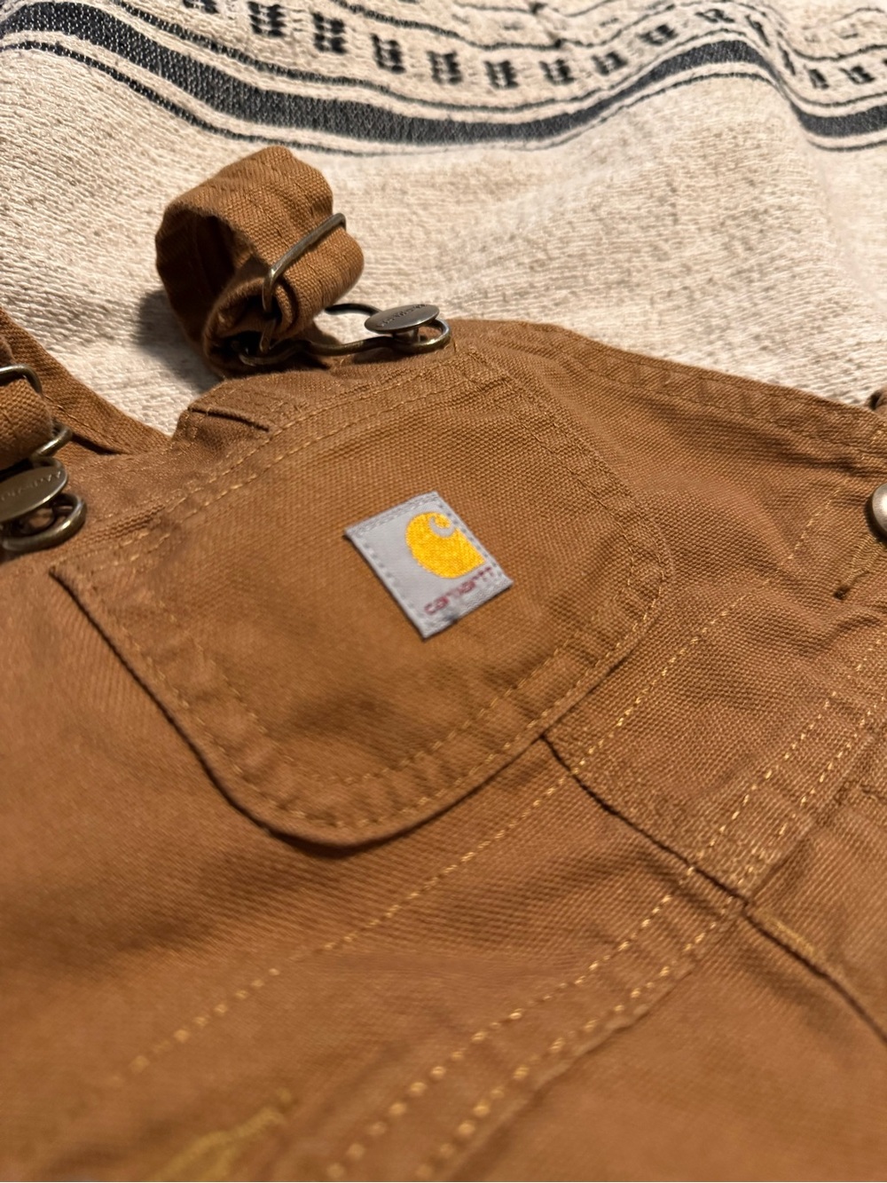 Carhartt Brown Duck Overalls